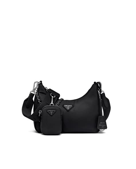 black prada cross body|prada nylon re edition.